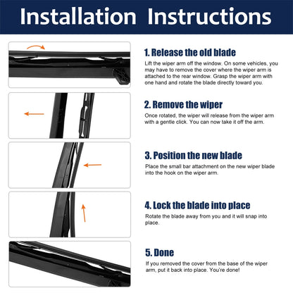 Rear Windshield Wiper Blade Replacement for Chevrolet Tahoe (2007 - 2013)