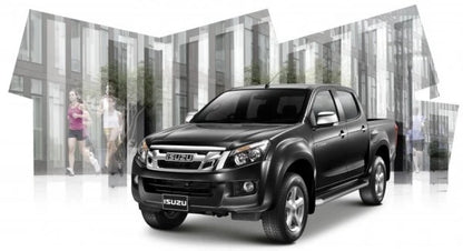 L.E.D Chrome Mirror Covers for Isuzu D-Max (2012-2015)