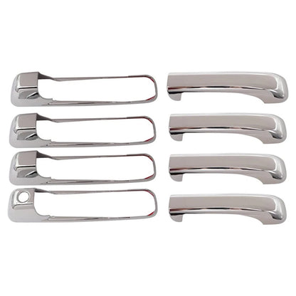 4 x Chrome Door Handle Cover Caps for Dodge Ram 1500 2500 3500 4500 (2009-18)