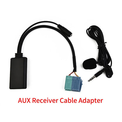 AUX Receiver Adapter Cable 1 x Microphone for Audio Practical