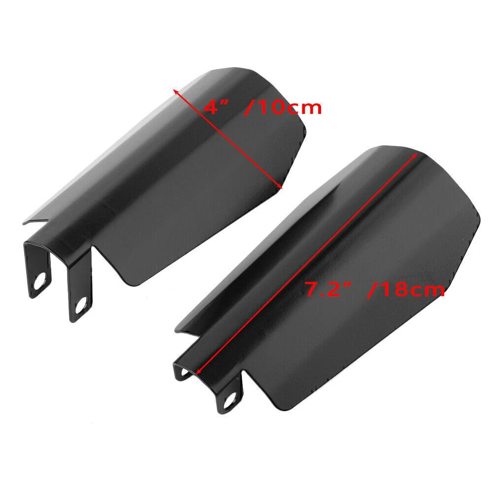 12cm Memphis Shade Coffin Cut Hand Guards for Harley Dyna, Sportster (2006-2023)