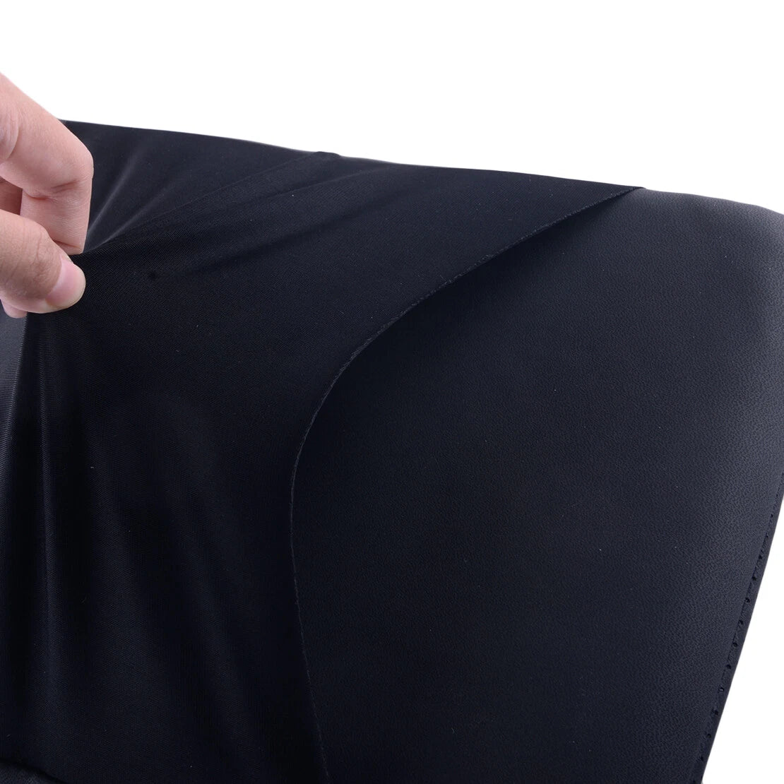 Memory Cotton Armrest Cushion Pad for PU Car Center Console - Black
