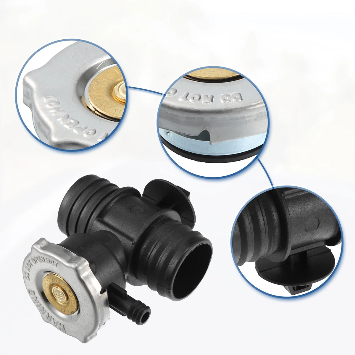 Radiator Coolant Filler Neck with Radiator Fill Cap for Dodge Durango