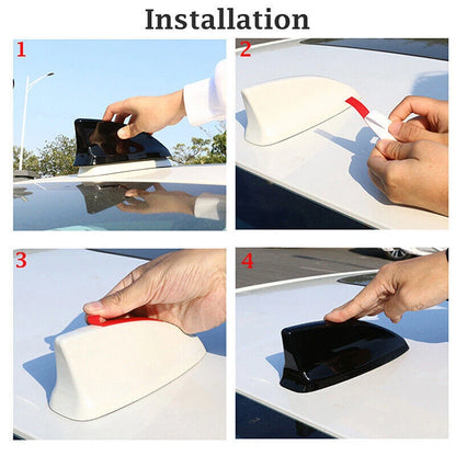 Shark Fin Antenna Cover for Honda Civic 2022-2023 - Glossy Black ABS