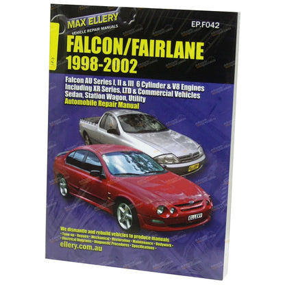 Workshop Car Repair Manual for Ford AU Falcon XR6 XR8 Sedan Wagon Ute