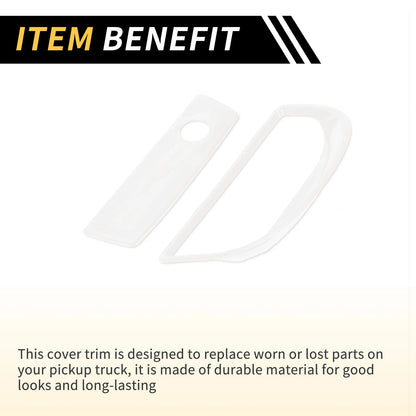 Glove Box Handle Switch Cover for Jeep Wrangler JK (2007-2017) White