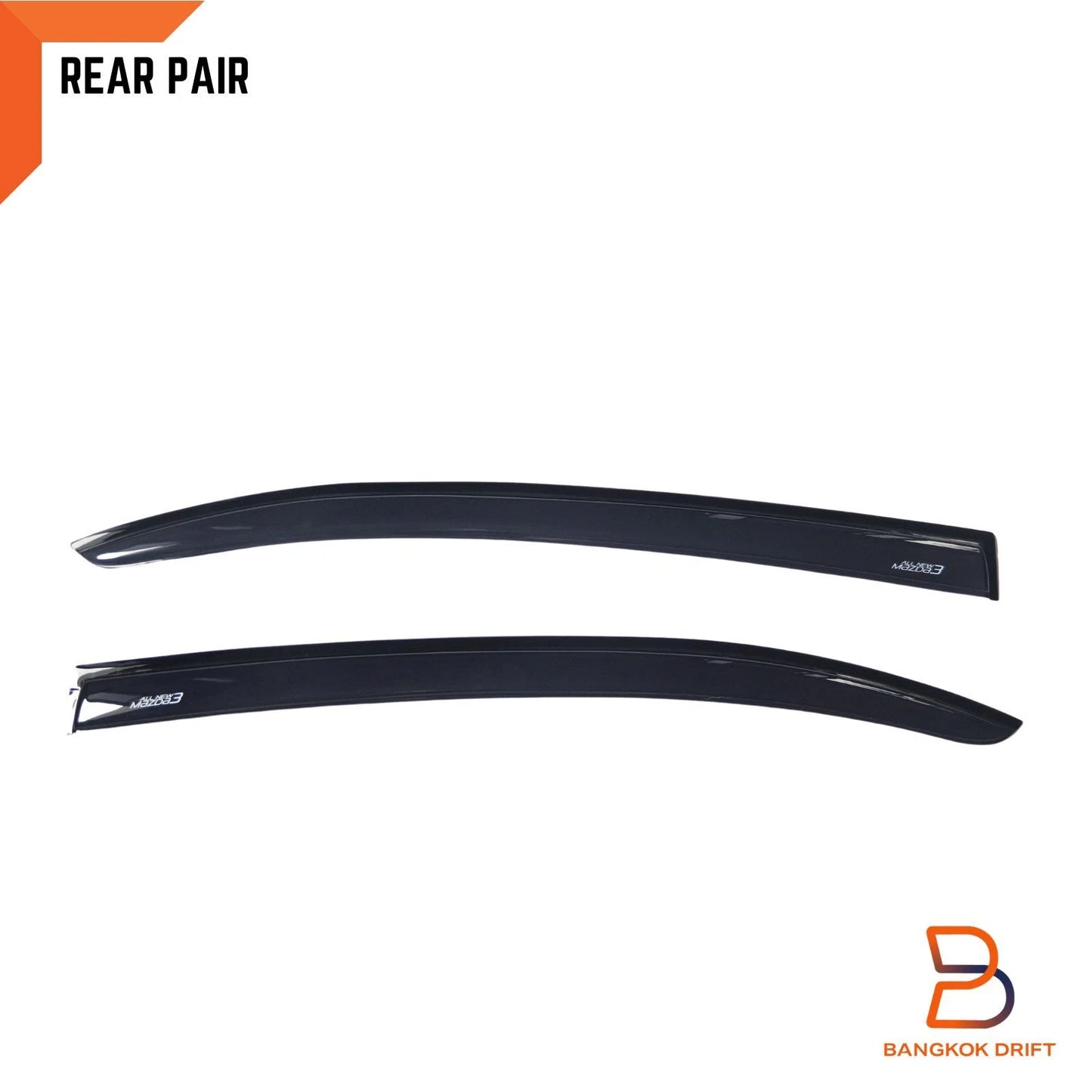Weather Shield Window Visor Rain Guard for Mazda 3 Hatchback (2014-2019)