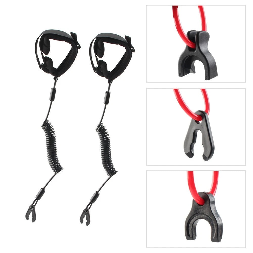 Emergency Stop Switch Lanyard Cord 2x Red for Yamaha Jet Ski