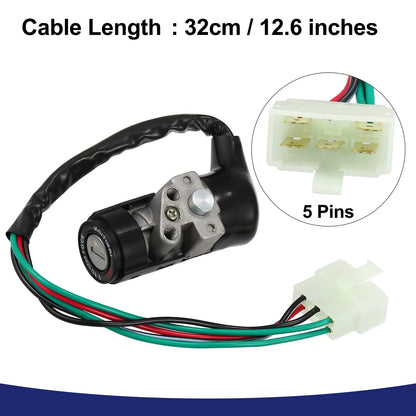 Ignition Switch Lock / 5 Wires for GY6