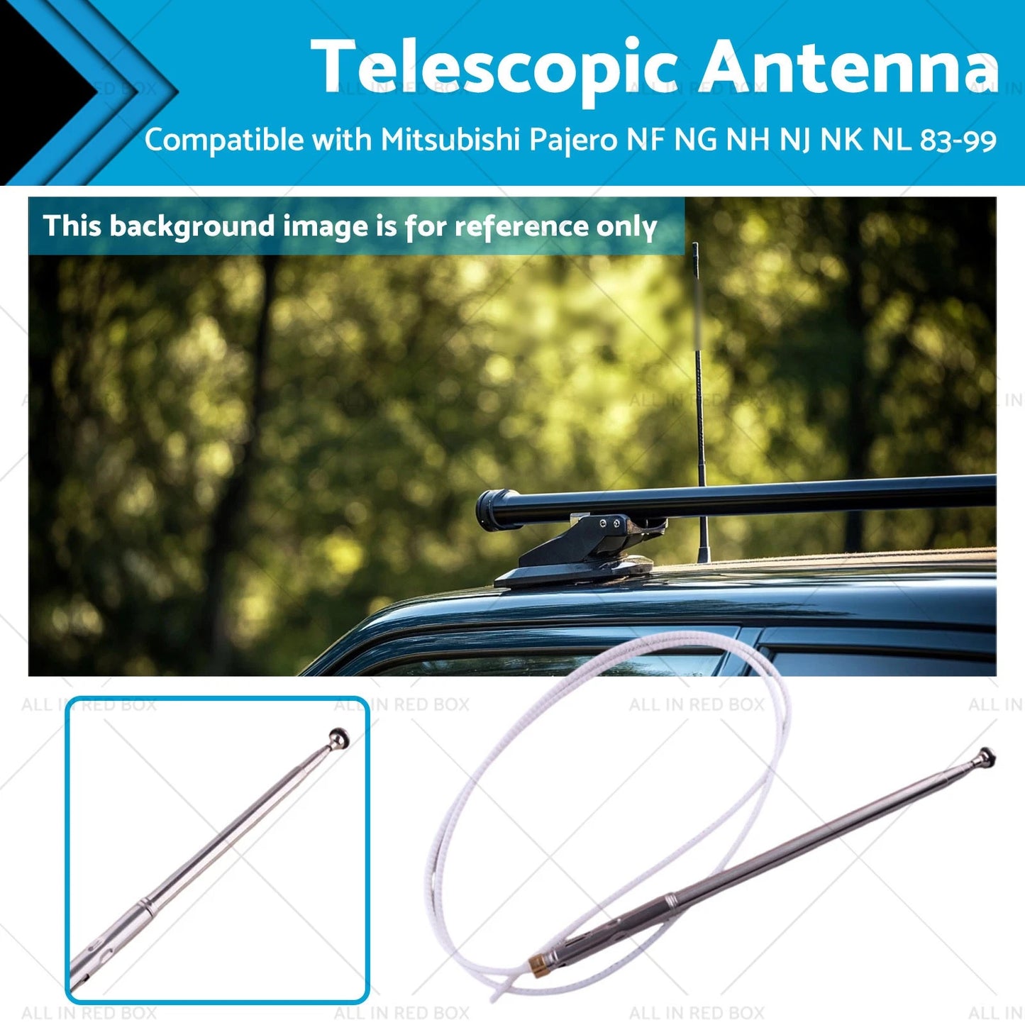 Telescopic Antenna for Mitsubishi Pajero 1983-1999