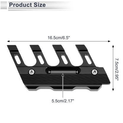 1 Set Fall Side Guard Front Fender Protection Mud Guards Black for Motorcycle