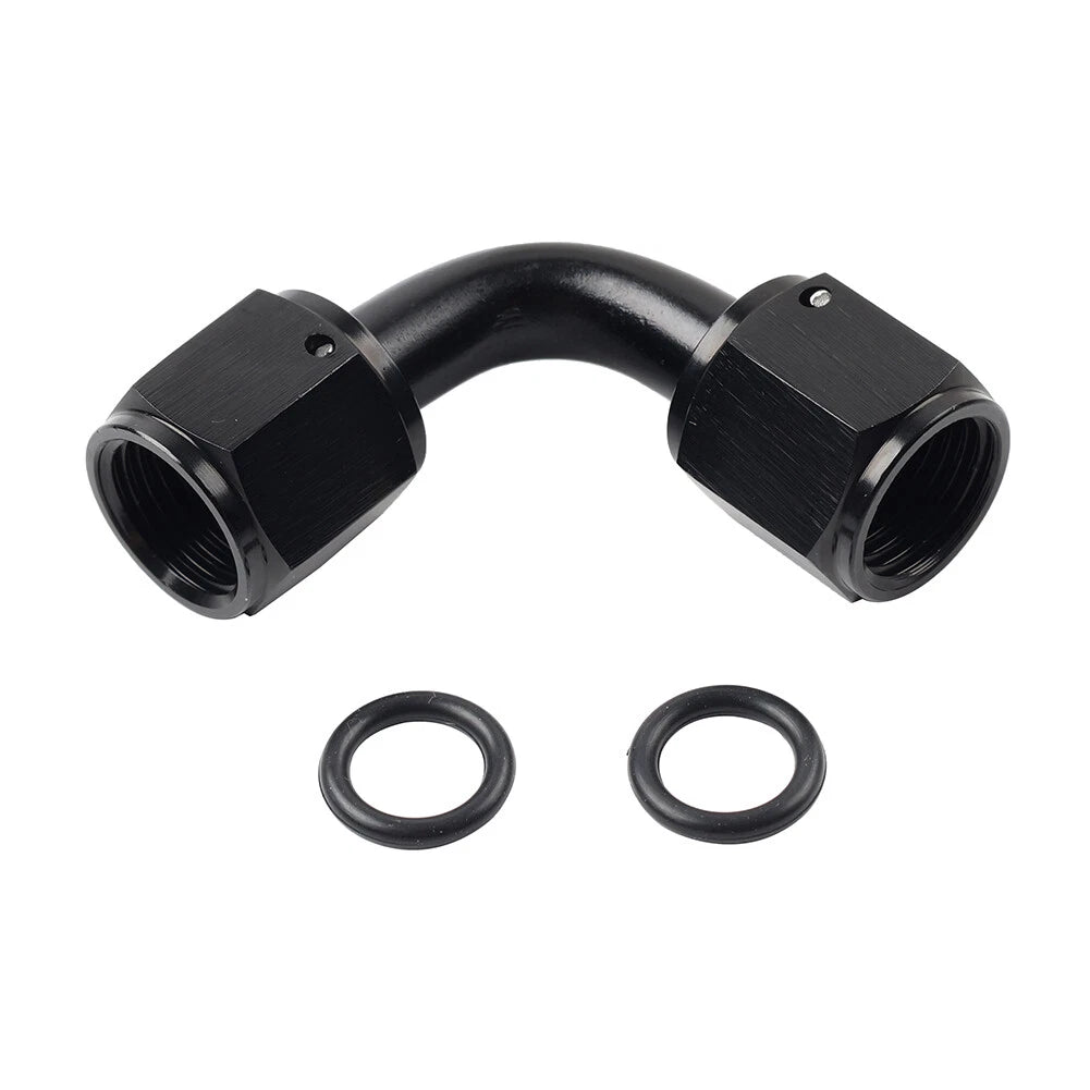 6AN Female to Female 90�� Swivel Coupler Fitting Adapter Connector
