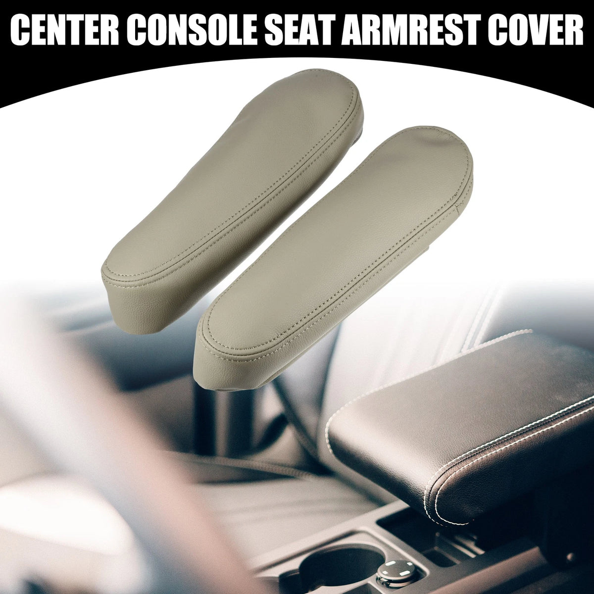Pair Center Console Seat Armrest Cover Inner for Toyota Sequoia (2001–2007)