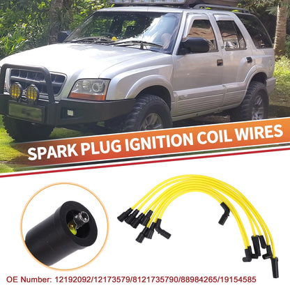 7 Pcs Spark Plug Wire Ignition Coil Cable for Chevrolet Astro (1996-2005)
