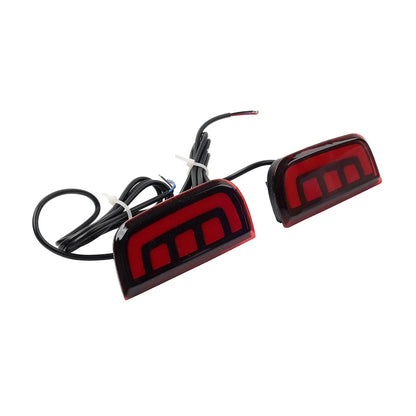 Rear Bumper Reflector Tail Brake Marker Lights for Honda Civic (2016-2021)
