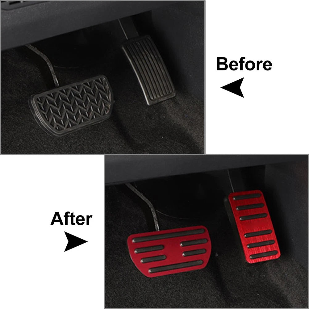 Stainless Steel Brake Gas Pedal Covers for Haval H2 H4 H6 M6 F5 (2014-2023)