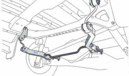 Sway Arm Rear Suspension Anti Roll Bar Kit for Mitsubishi L200 Triton (2005-)