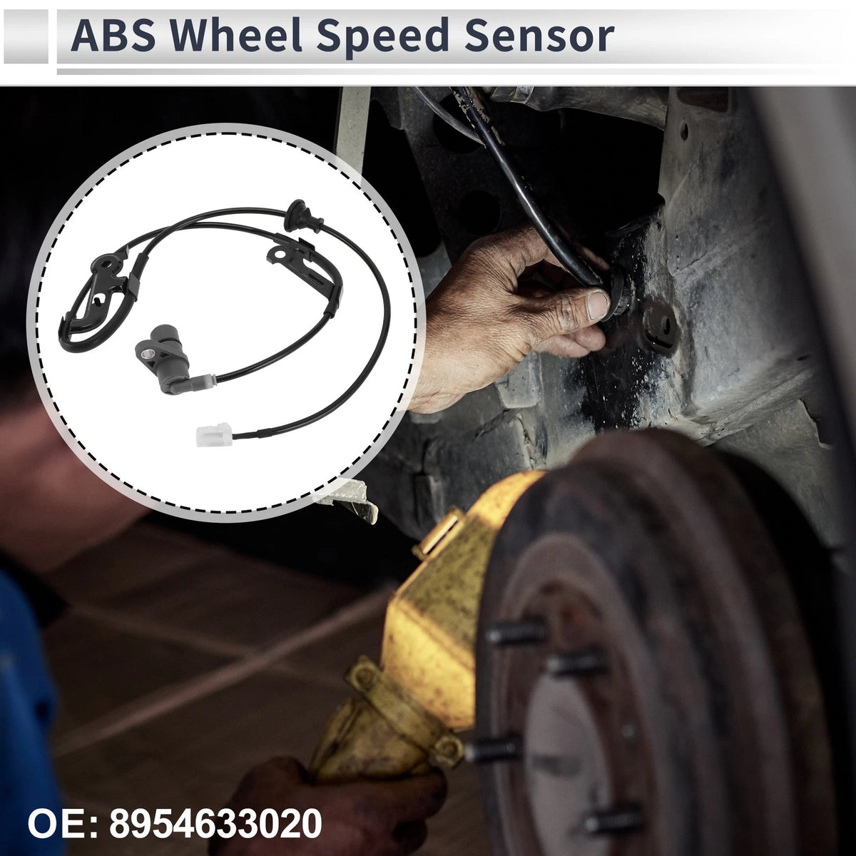 ABS Wheel Speed Sensor 1 Pcs for Toyota Camry (1992-2003)
