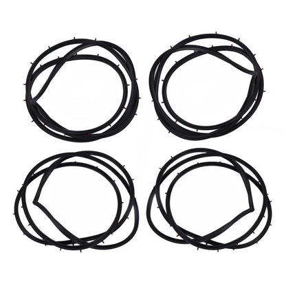 Set Front Rear Door Rubber Seal Fits Toyota Starlet KP60 KP62 4D 1978 -1984 D06