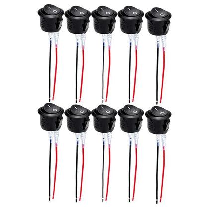 Boat Switch Panel Mount 20mm Pre-wired for All Models