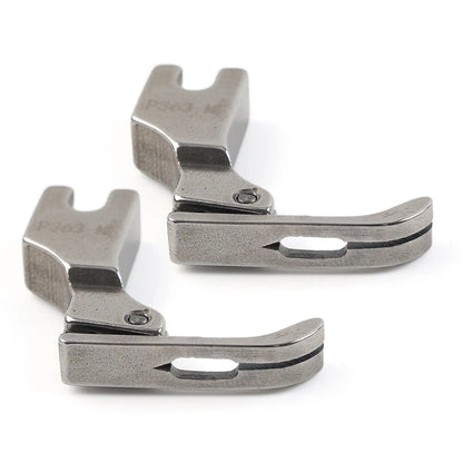 Narrow Zipper Foot 2 x for JUKI DLN-415 DLN-5410 (No Year Available)