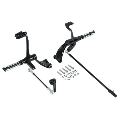 Black Forward Control Pegs for Harley Sportster XL (2004-2013)