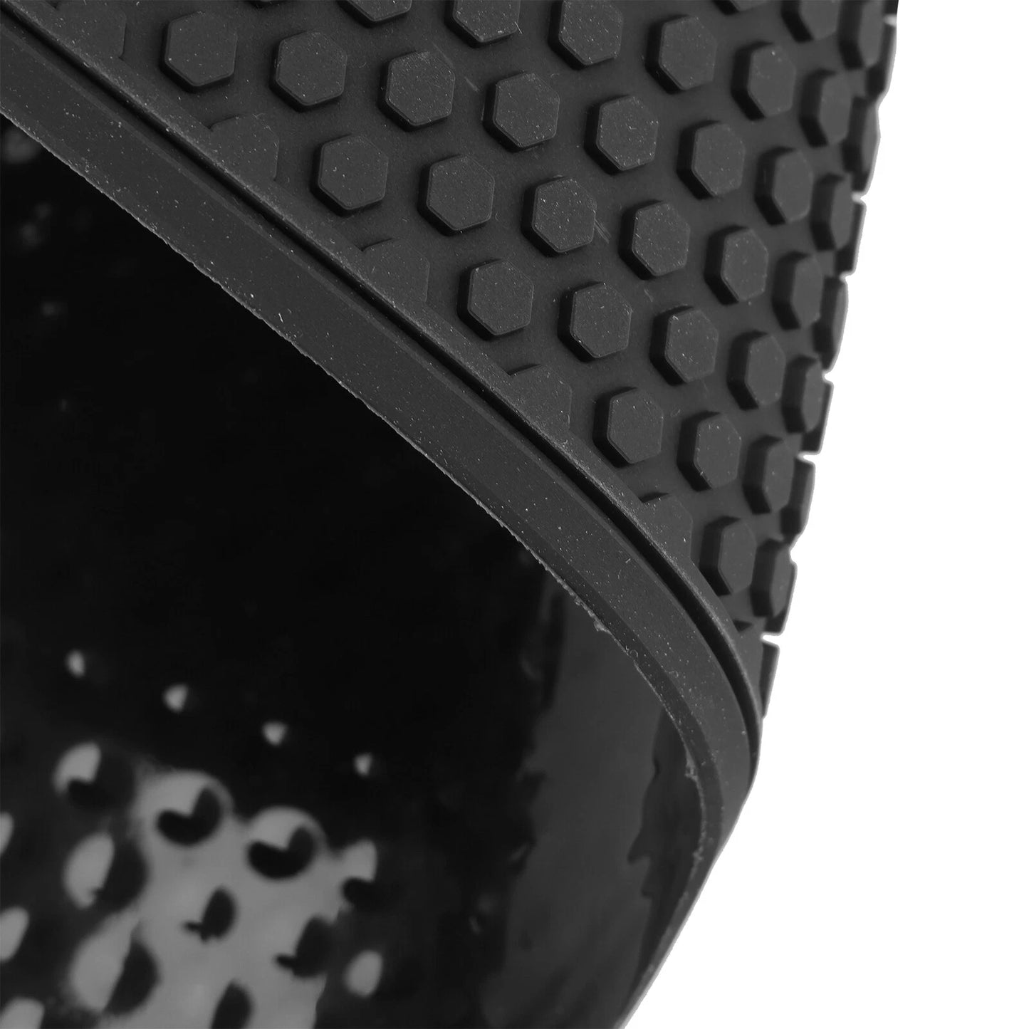 Knee Pad Rubber Tank Protection Black for BMW R 1250 GS Adventure (2019-2024)