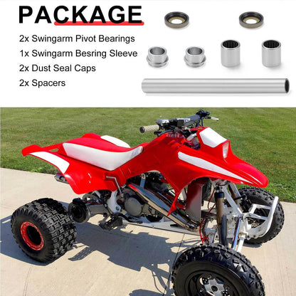 ATV Swing Arm Bearing Bushing Seal Kit for Honda FourTrax TRX250R 1988-1989