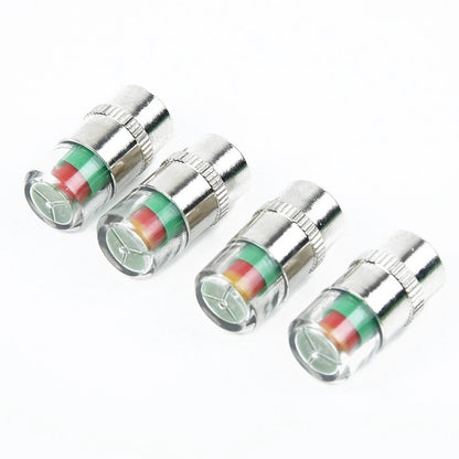 4x Valve Tyre Cap Dust Monitor Tire Pressure 38-32-36 PSI Sensor for Car Auto