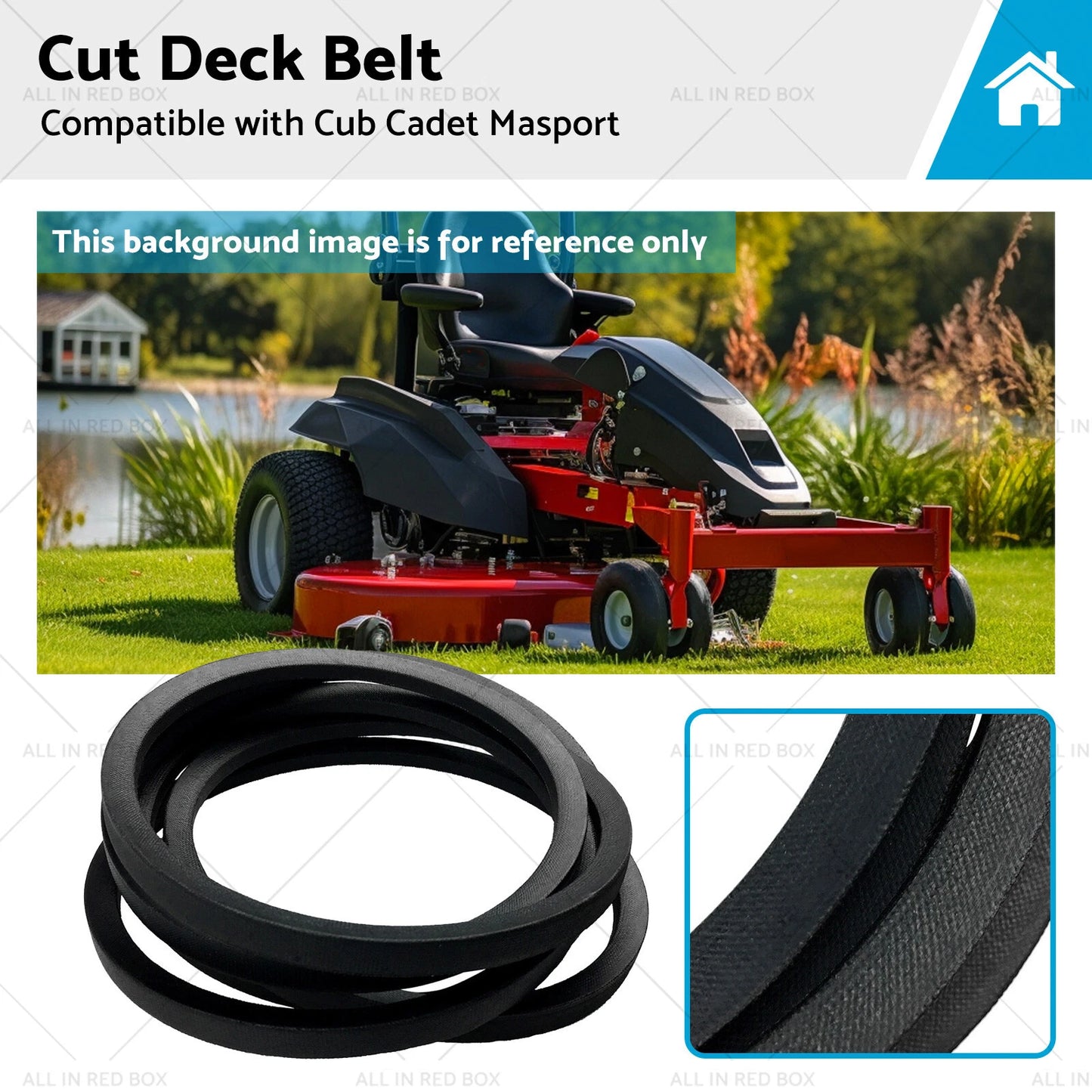 30" Cut Deck Belt for Masport Morrison MTD