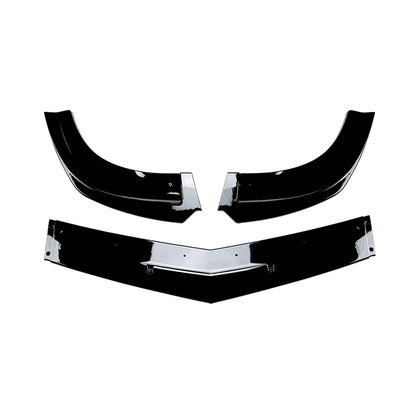 Gloss Black Front Spoiler Lip for Benz C Class C63 AMG (2011-2014)