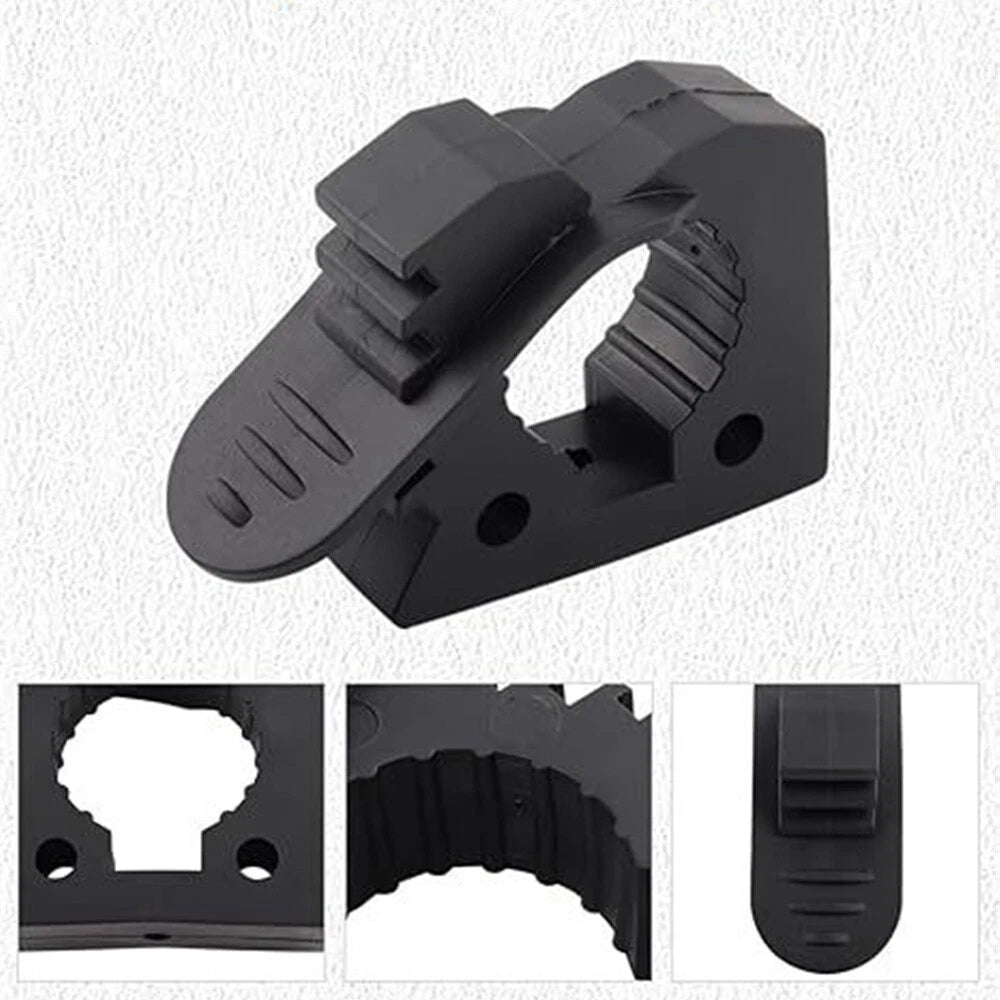 Rubber Quick Fastener Mounting Clamp for Car ATV RV 1.18"-1.42" Diameter