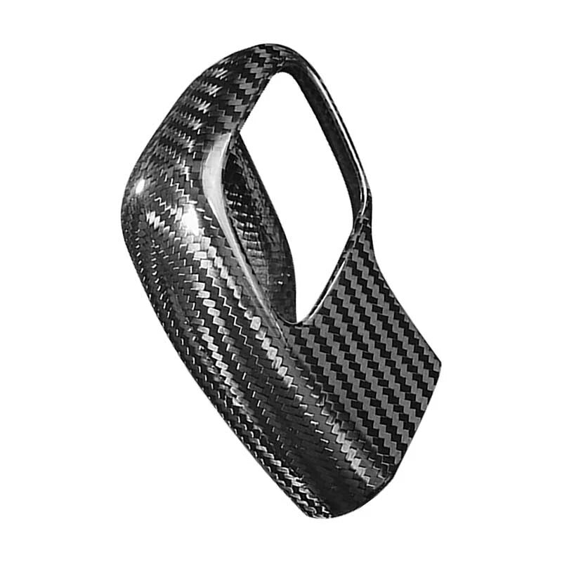 Carbon Fiber Gear Shifter Grap Handle Knob Cover Trim for 2019-2021 Ford F-150
