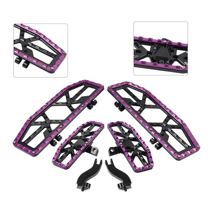 Front Floorboard & Rear Foot Pegs with Mounts for Harley Touring (1993-2023)