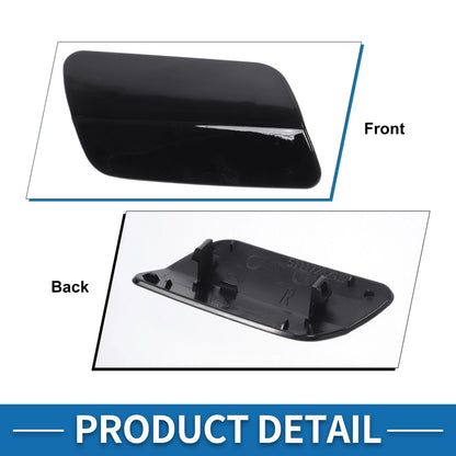 Bumper Headlight Washer Nozzle Cover for BMW 640i (2012-2017) Black