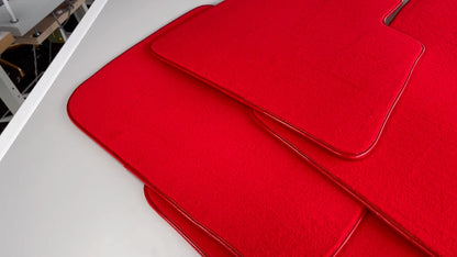 Red Floor Mats for Rolls Royce Ghost (2010-2023) - Tailored Carpets, Premium