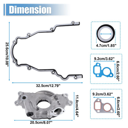 Oil Pump Gasket Kit 4.8L/5.3L/6.0L for GMC Sierra 1500