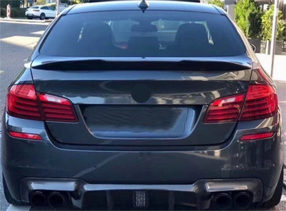 Rear Spoiler Wing Black for BMW 5 Series F10 F18 Sedan (2011-2017)