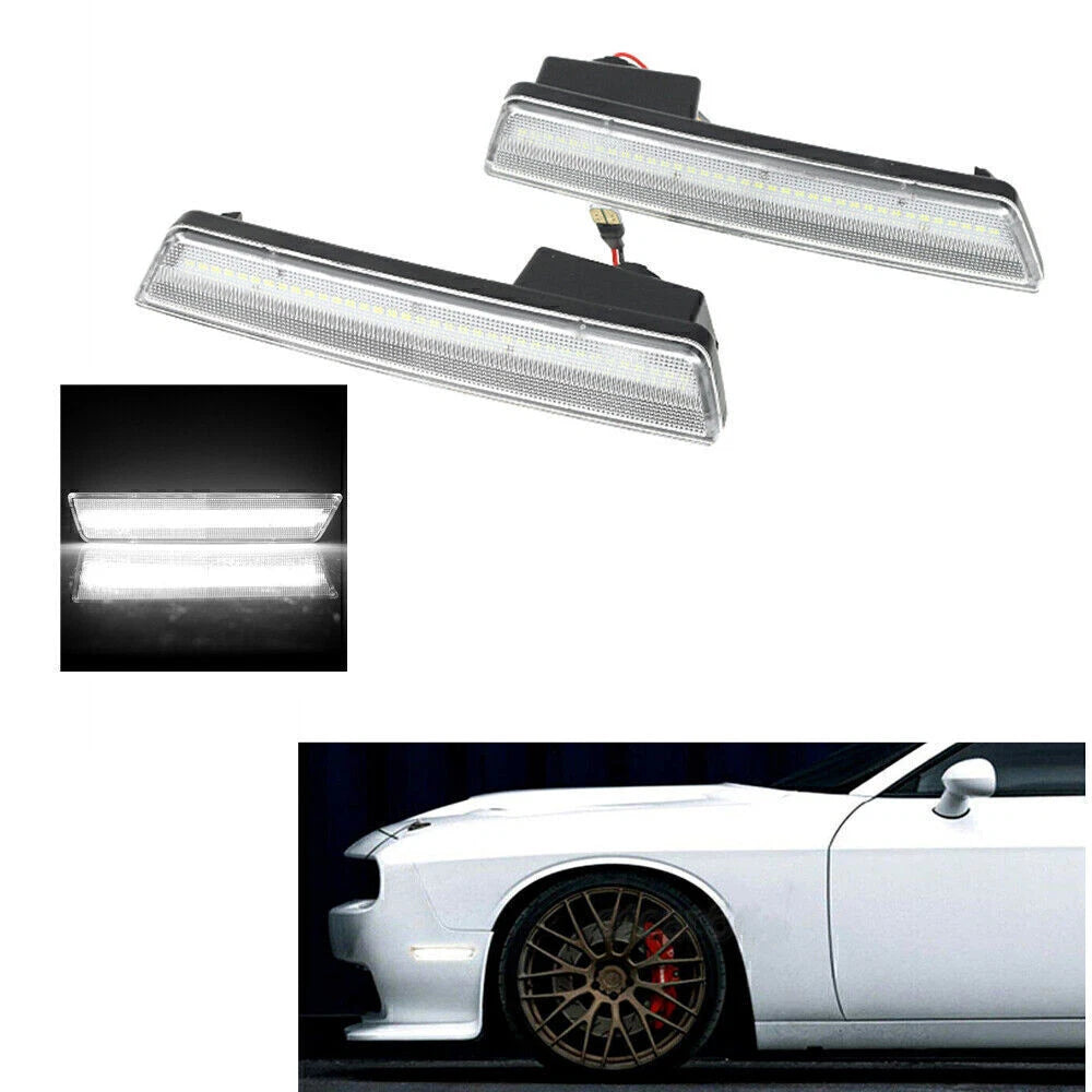 Clear Side Marker LED Light for Dodge Challenger (2008-2014)