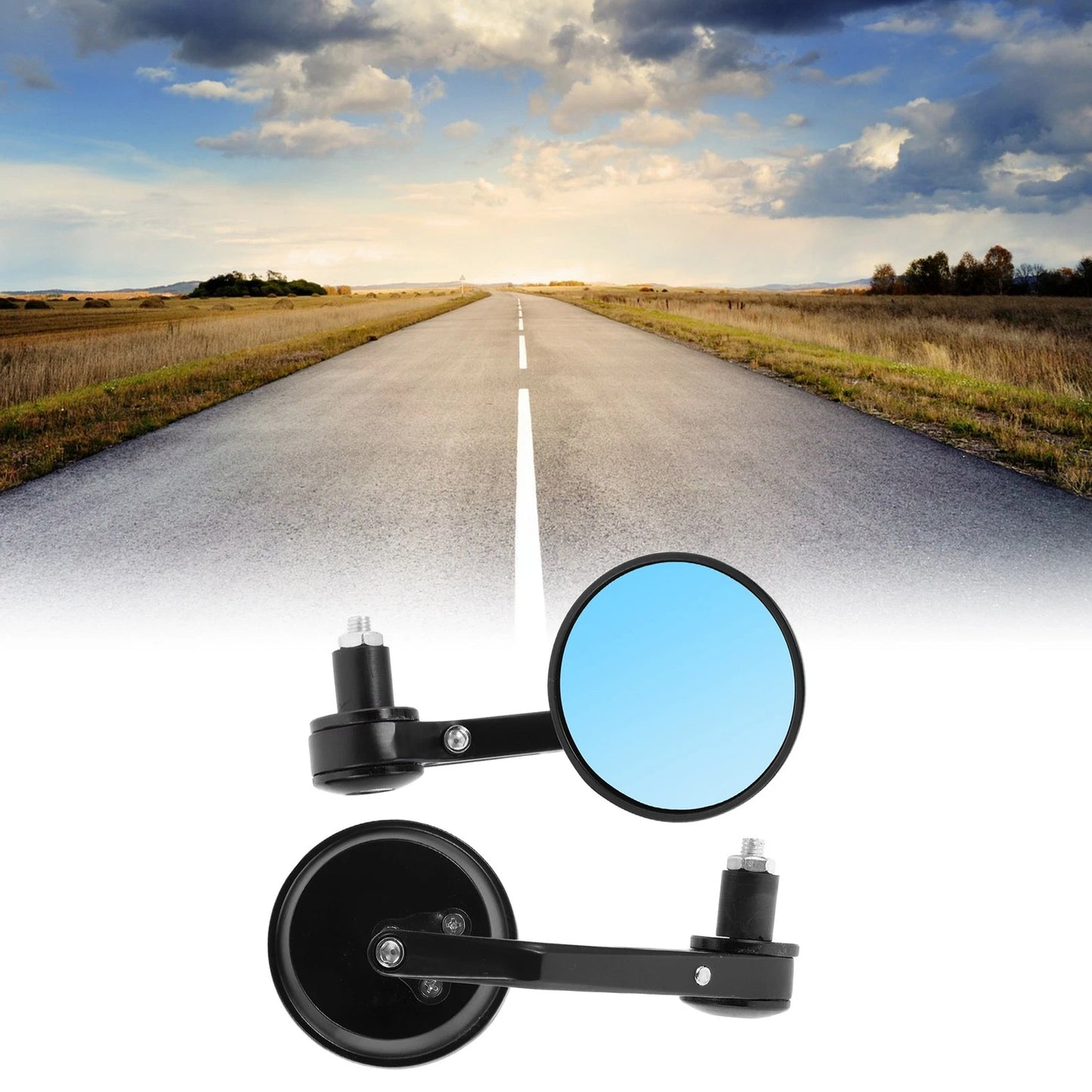 Rear View Mirror Black Aluminum 1 Set for M8