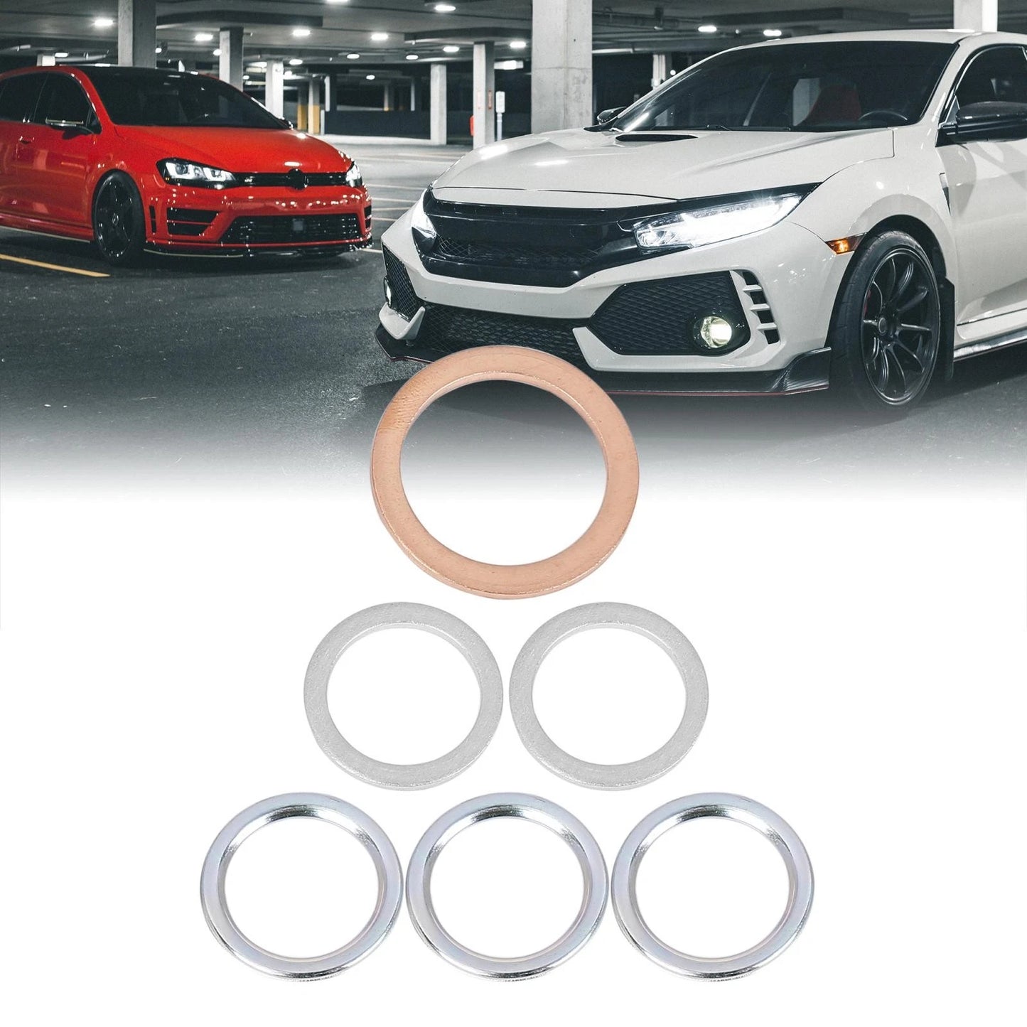 6 x Oil Drain Plug Gasket for Toyota