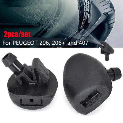 Windshield Wiper Washer Spray Jet Nozzles for Peugeot Citroen C2 C5