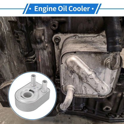 Engine Oil Cooler for Ford Fiesta, Focus (2008-2018) - 1 x Trans Cooler