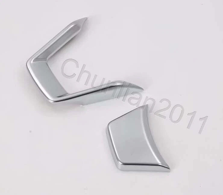 Steering Wheel U Shape Cover Trim for Subaru Forester 2019-2023 Silver Matte