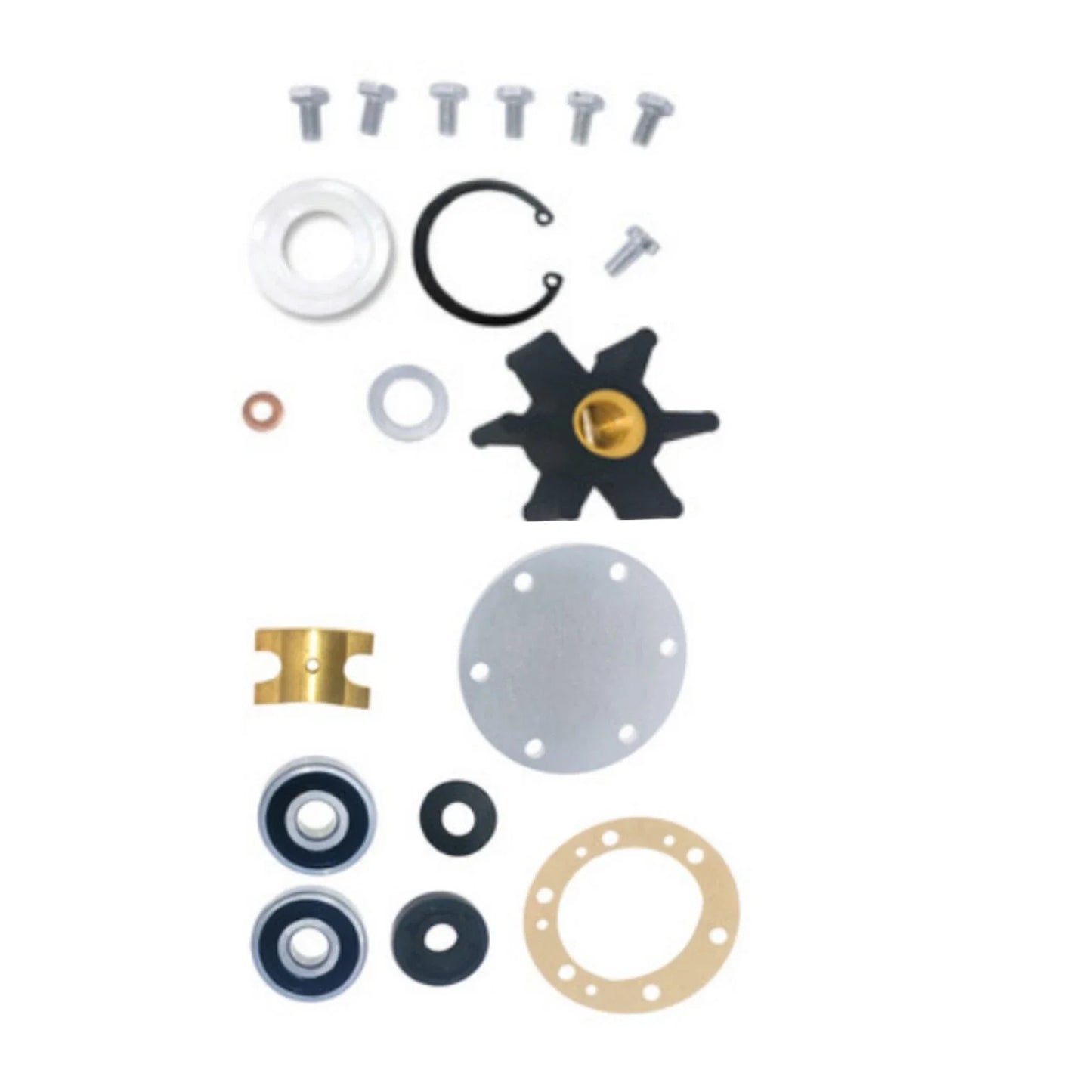 Water Pump Major Rebuild Kit for Yanmar Marine 2QM15 (1980-1990)