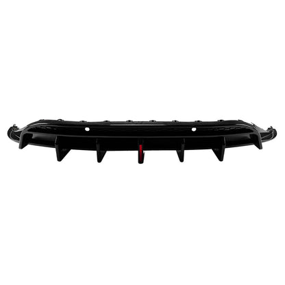 Rear Bumper Lip Spoiler Splitter for Volkswagen ID.3 (2019-2022) Glossy Black