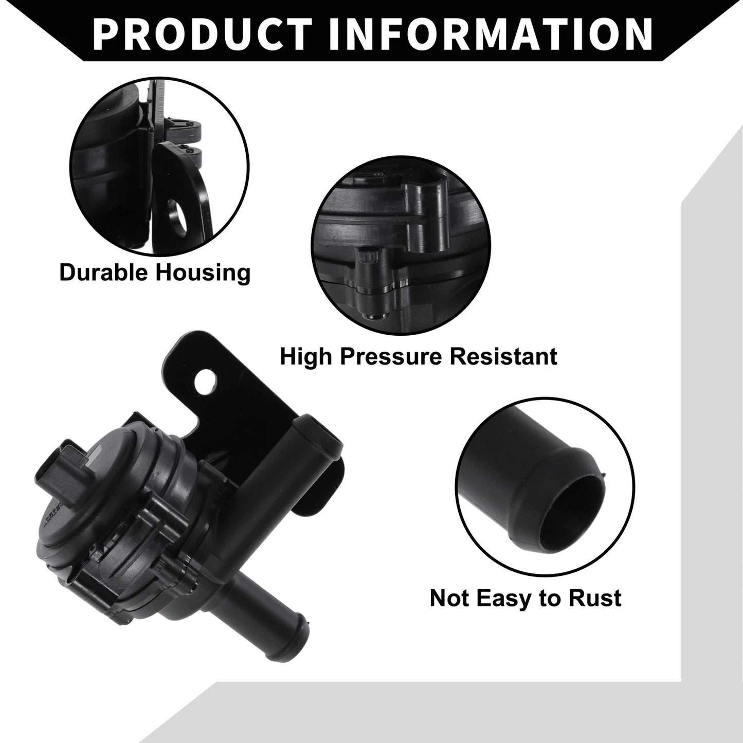 Auxiliary Cooling Water Pump for Ford Fusion S Sedan (2010-2012) 1 Pc