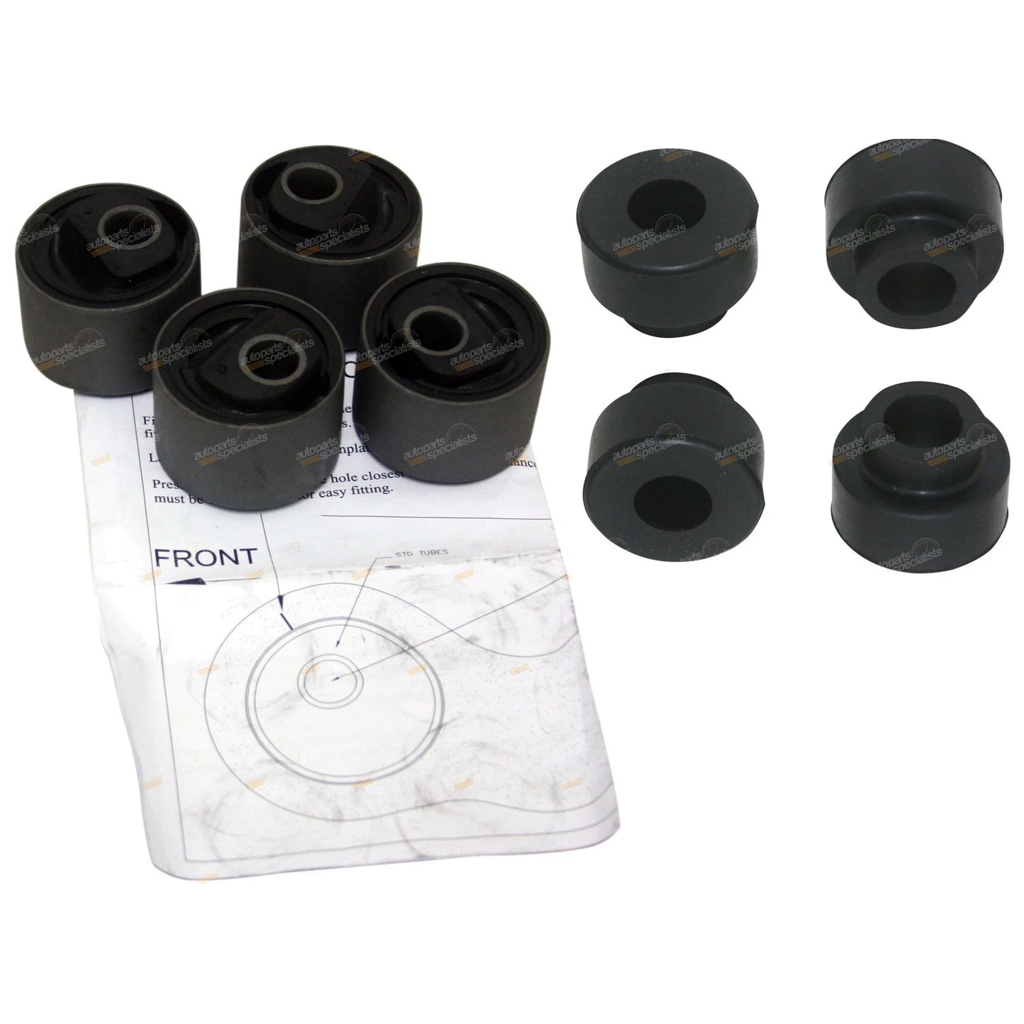 Radius Arm Castor Correction Rubber Bush Kit for Maverick DA 4x4 (1988 - 1994)