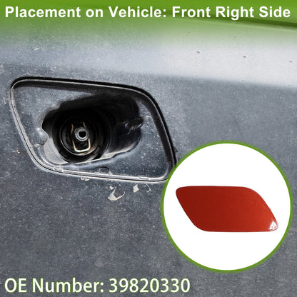 Front Right Washer Nozzle Cover for Volvo S60 (2014-2016) - Red
