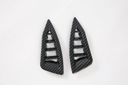 Front Upper Air Vent Outlet Carbon Fiber Cover Trim for Subaru Outback (2021-2022)